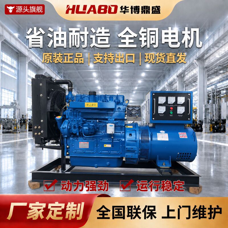 Weifang 30/50kw diesel generator set three-phase generator emergency backup power supply 380V outdoor Weifang 30/50kw diesel generator set three-phase generator emergency backup power supply 380V outdoor