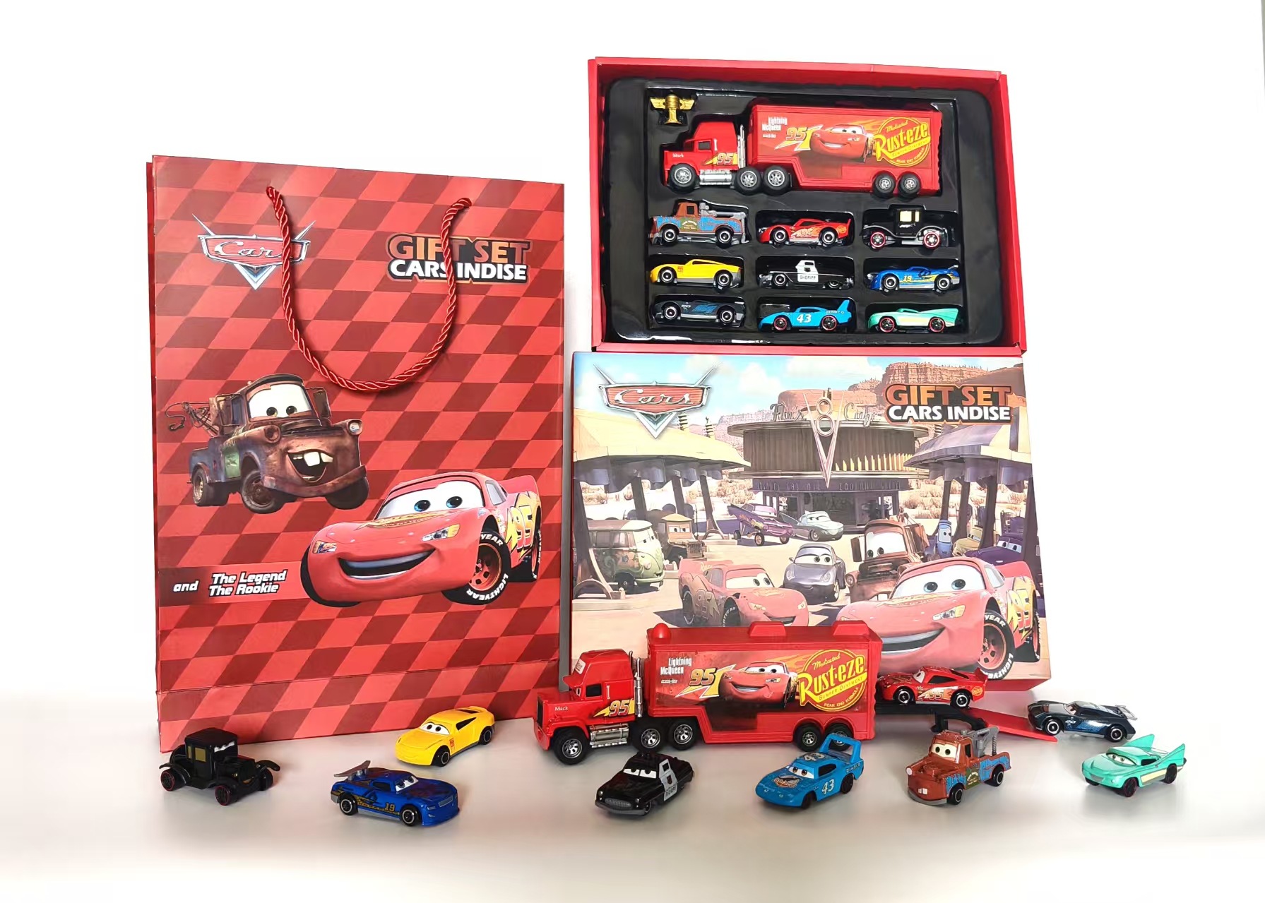 クロスボーダーの6種類の自動車の総動員の合金のレースの保安官の麦昆の板の歯の模型の滑車の置物