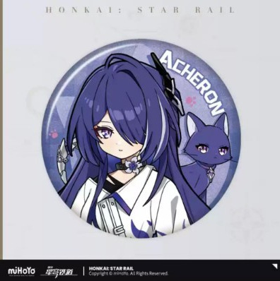 正版崩铁崩坏星穹铁道周边姬子砂金银狼三月七周边马口铁徽章吧唧|undefined
