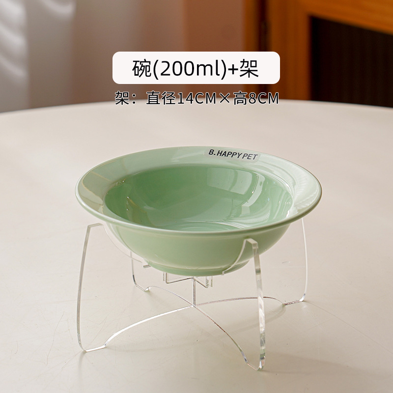 アクリルのufoの食器棚の陶磁器の食器棚のペットの首の食器棚は猫の食器棚の犬の食器棚の子供の食器棚をひっくり返すことを防ぎます。|undefined