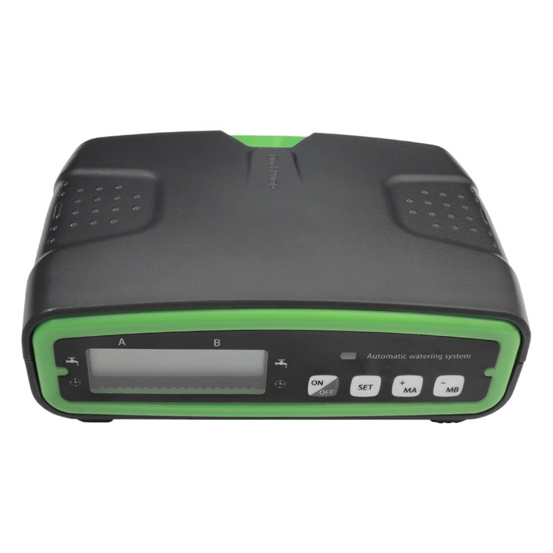Nuevo tipo de doble bomba automática riego de flores riego inteligente maceta riego horario jardín balcón sistema de rociado de goteo