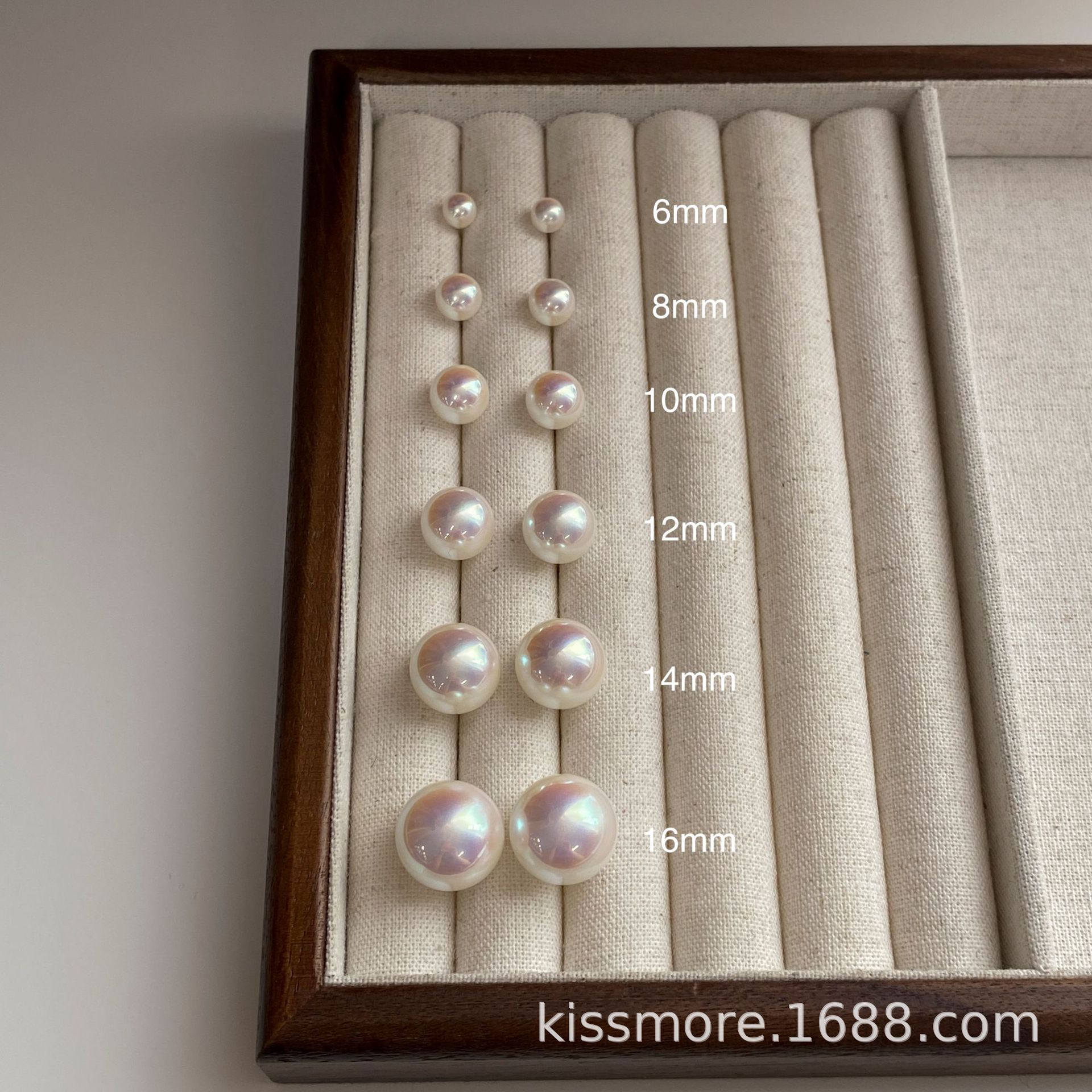 Yimo Korean Light Colorful Strong Light Large Pearl Retro Popular Same Style Female Earrings Silver Needle High-End Earrings Summer