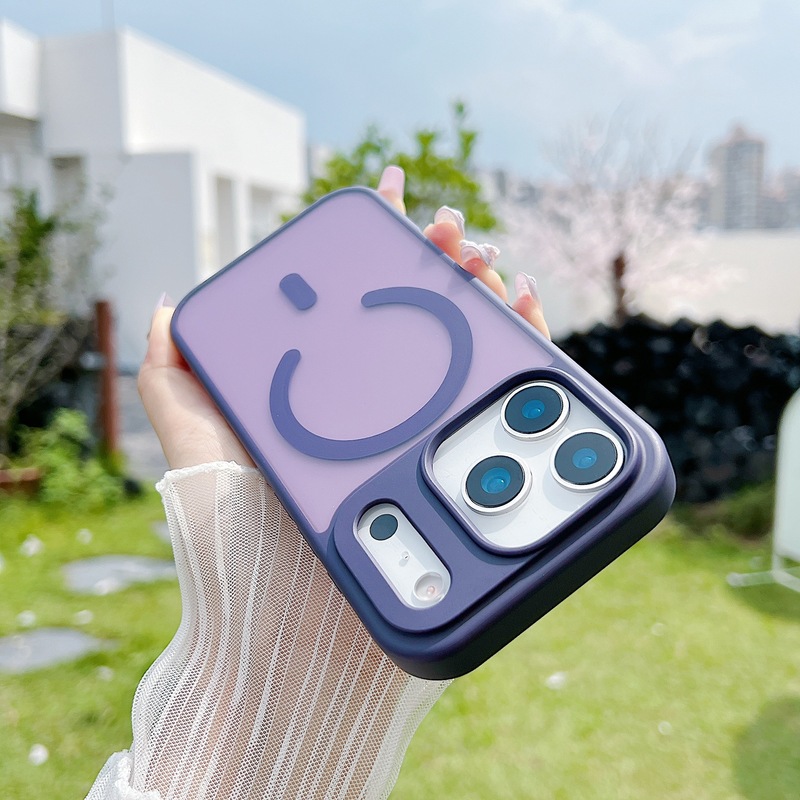苹果17promax肤感磨砂手机壳 半透iPhone16/15磁吸14防摔13保护套|undefined