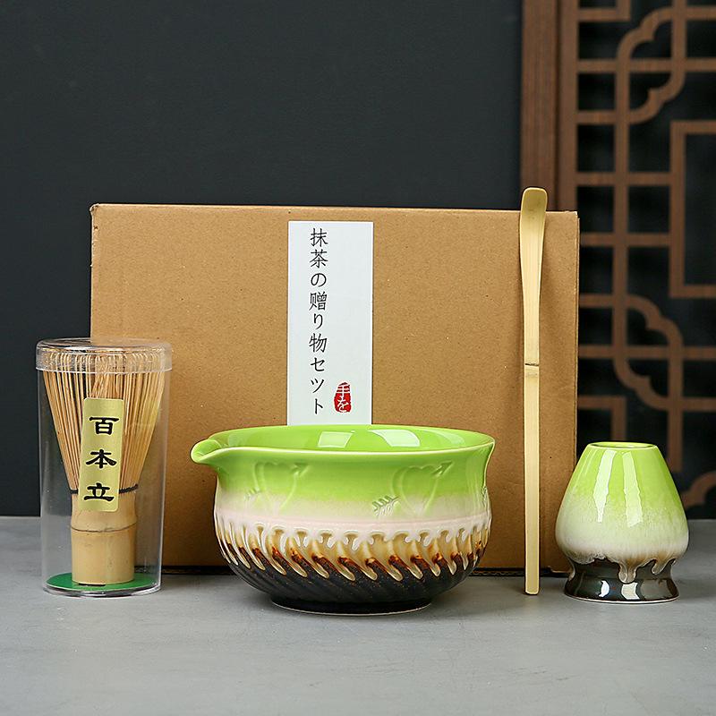 Cepillo de té de matcha de 100 centavos de matcha