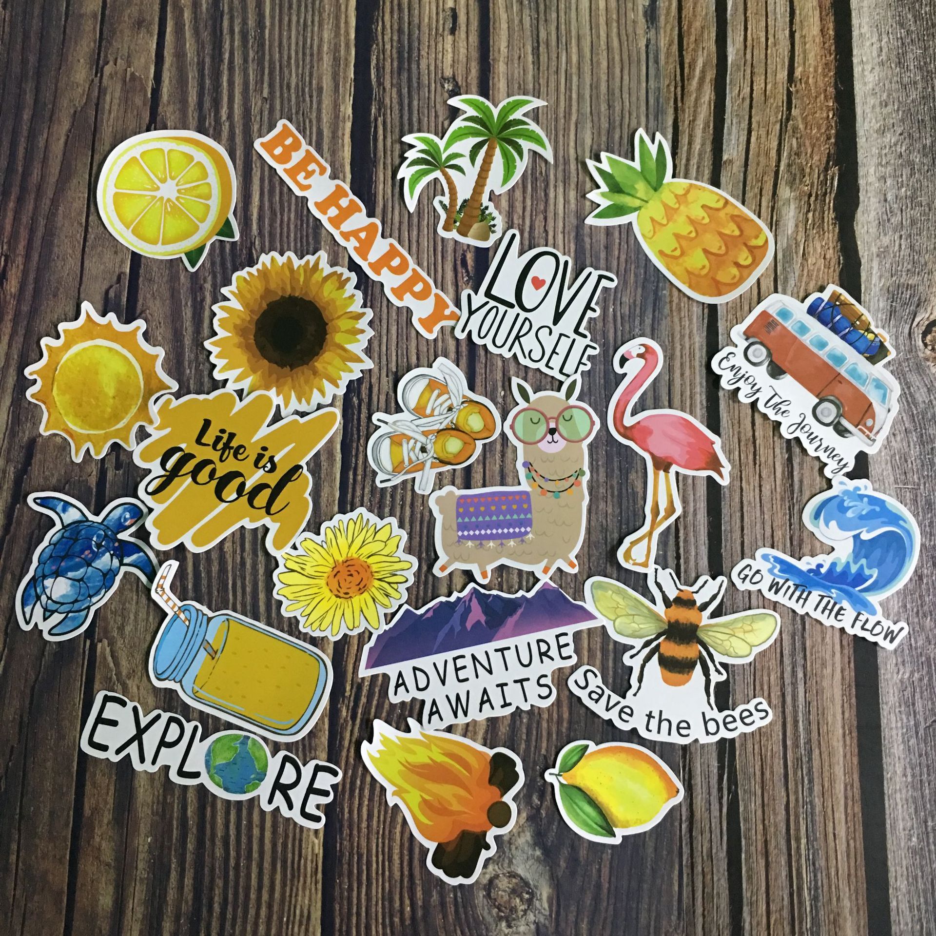 行李箱/笔记本/保温杯/剪贴簿等贴纸Die cut Stickers