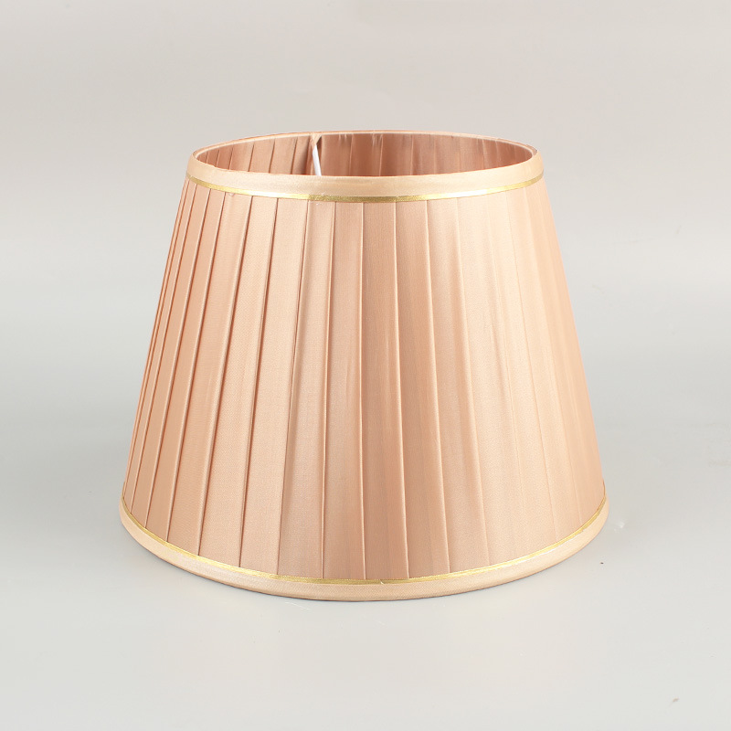 Estilo europeo nostálgico tela plegable pantalla multi-color opcional lámpara de mesa dormitorio sala de estar del hotel tela pantalla accesorios de iluminación