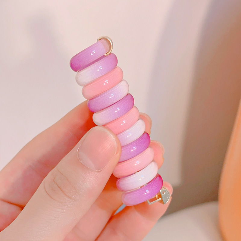 Nueva diadema con cordón para teléfono para mujer, alta gama, de aspecto alto, cabello trenzado, banda de goma, lazo para el cabello para niños, cabello trenzado con cola de caballo