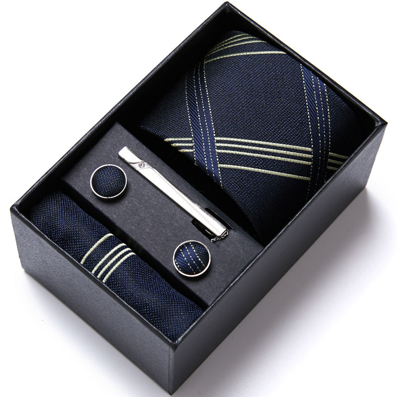Fabricante en stock de los hombres corbata caja regalo traje ropa formal negocios boda trabajo grupo camisa accesorios verano nuevo
