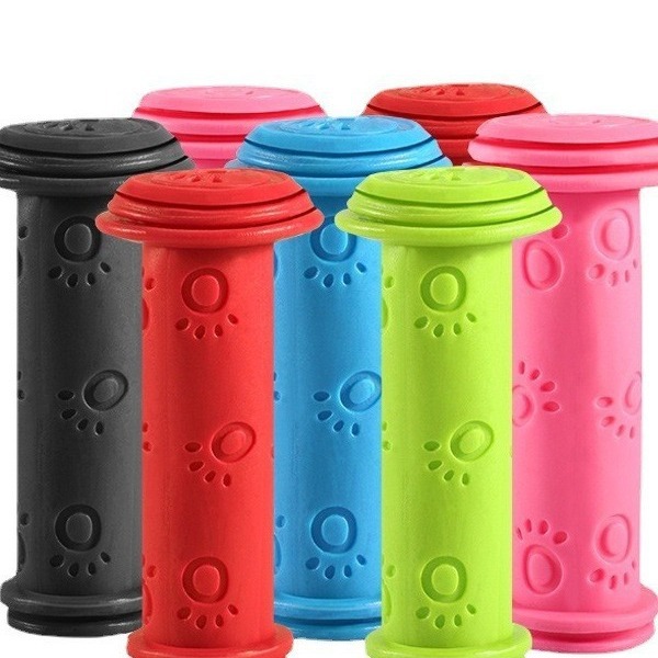 Children's Bicycle Non-Slip Soft Rubber Handlebar Cover, Comfortable Grip, Cycling Accessories, Wear-Resistant Handle Cover, Sports Equipment