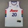 25 76ers 20 City Edition White