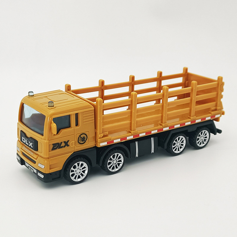 Camión amarillo de alta valla