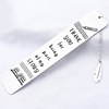 Commemorative pendant stainless steel engraved, Birthday gift