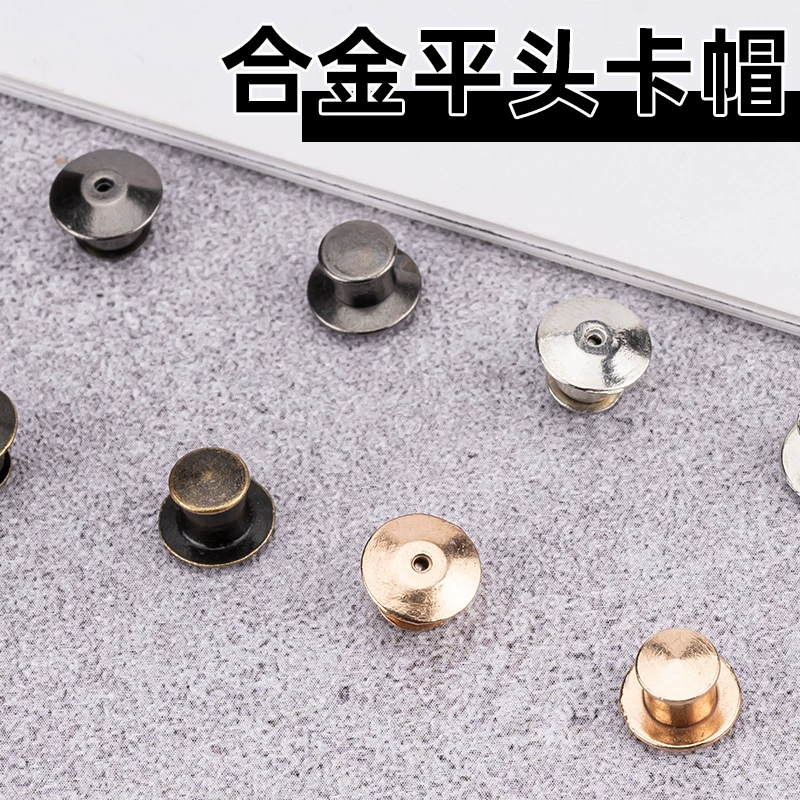 Заводская металлическая карточка высокого класса значок нагрудная пряжка высокого класса с покрытием плоская головка круглая головка съемная пряжка без шва