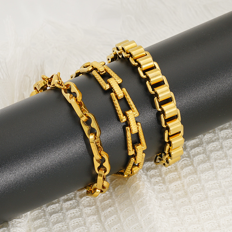 fashionable design bracelet stainless steel hip-hop style