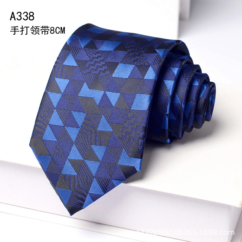 핸드프린팅모형 [8cm] A338 블루기하학적스티칭-4