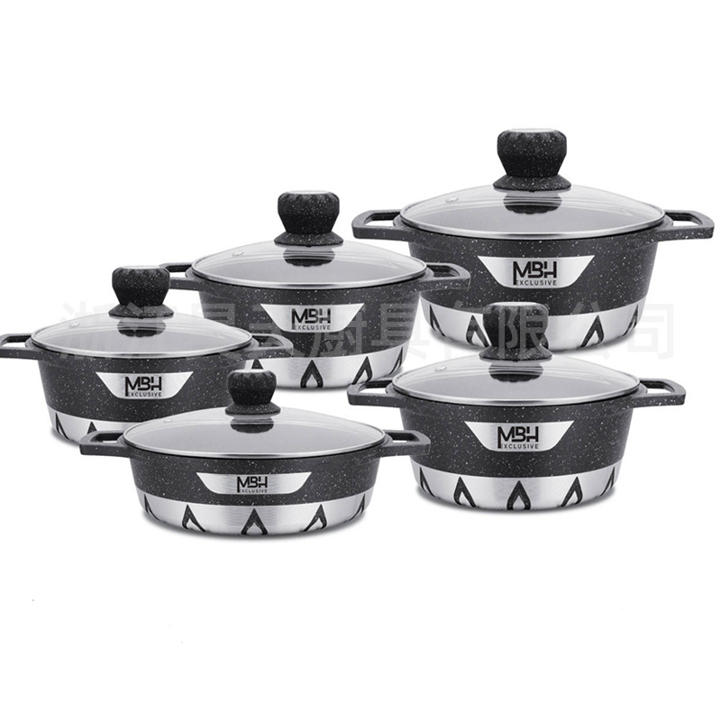 Llama transfronteriza estriado 10 piezas conjunto de paneles de cocina