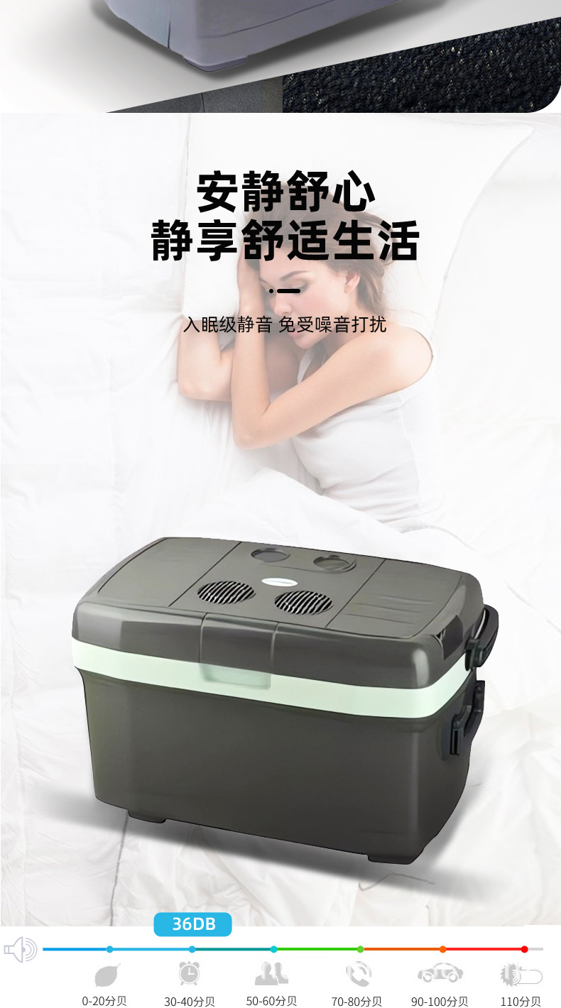 Nomine Car Refrigerator for Cross-Border Use, Dual-Purpose for Car and Home, Small Refrigerator 45 Liters, 12V/24V, Dropshipping