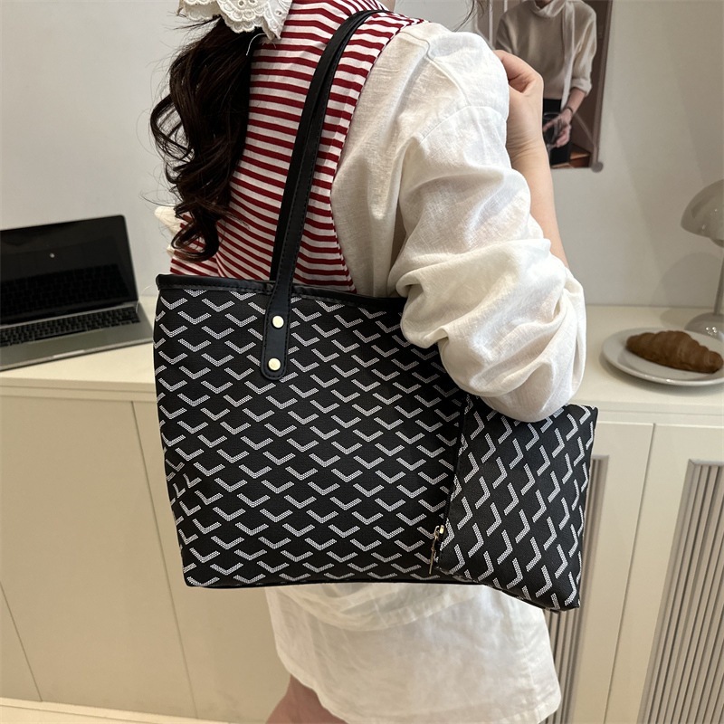 2025 韓国テクスチャバッグレディースバッグ新しいシングルショルダー大容量ハンドバッグ女性の野菜バスケットトートバッグ小さなバッグ|undefined