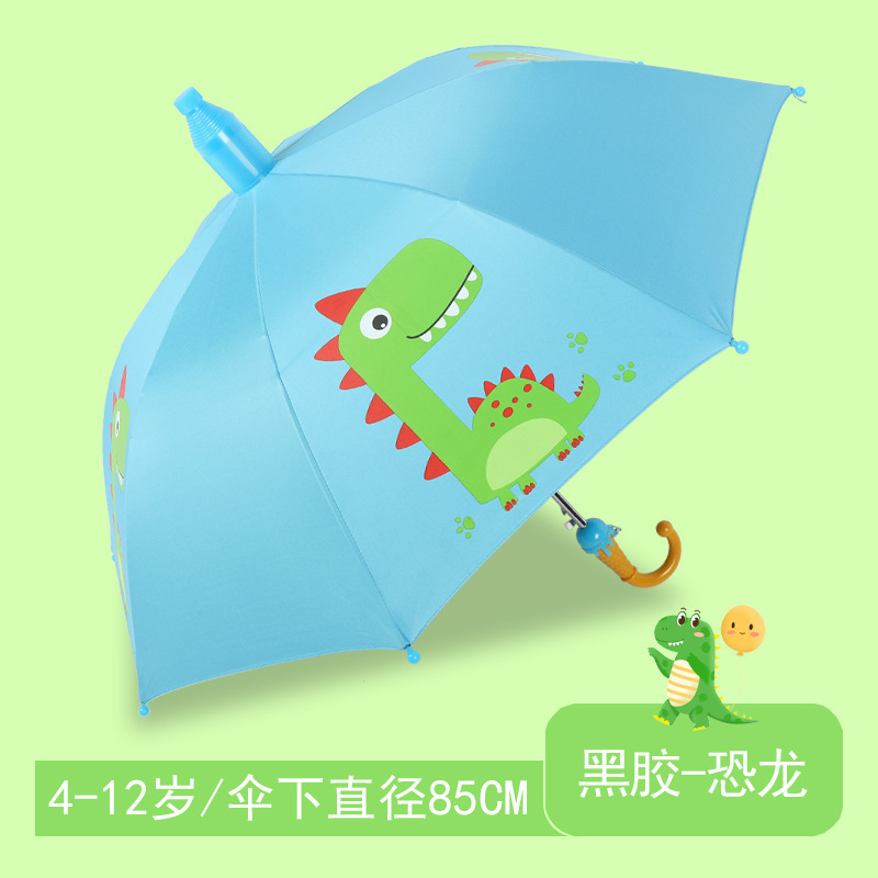 女の子、男の子、小学生、赤ちゃん用の日よけ傘、ストレートポール、湾曲した長柄傘、晴雨兼用傘、漫画の安全な子供用傘|undefined