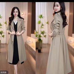 时尚减龄风衣外套2025秋季新款显瘦修身优雅轻奢百搭洋气女装