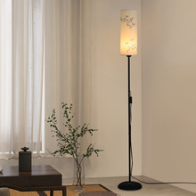 落地灯新中式禅意现代客厅小户型沙发旁边装饰氛围感立式黑色台灯