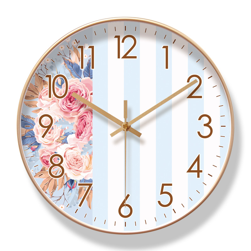 [Ultra Quiet-Blue Core Clock] 6735-G Gold Frame