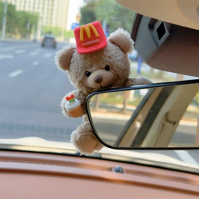 Accessories Car Decoration Women — Car ornaments - cute-bear-style-8-rear-mirror-ornaments
