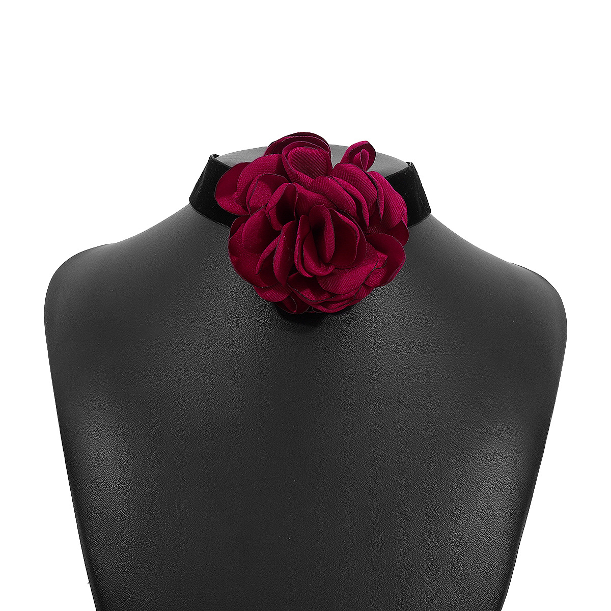 1 Pièce Mode Fleur Chiffon Flocage Tissu Fait Main Femmes Collier Ras De Cou display picture 54