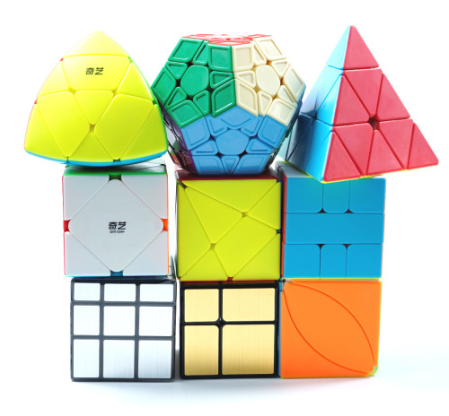 Qiyi 2, 3, 4 and 5 level pyramid Rubik's Cube special-shaped mirror Rubik's Cube children's educational toys Rubik's Cube wholesale