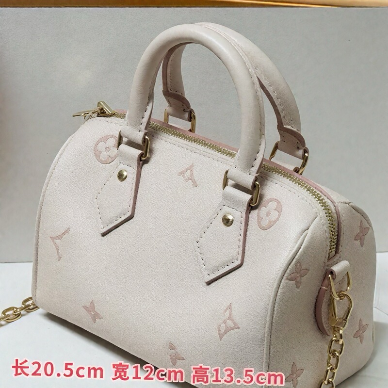 25 新しい g 品質エンボスショルダーメッセンジャーバッグルオバゲットバッグ M13642 越境貿易女性のバッグ卸売|undefined
