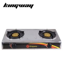 キングウェイメーカー直販対外貿易ガスコンロステンレス2つのガスコンロ90mmブリキ炉2つのコンロ
