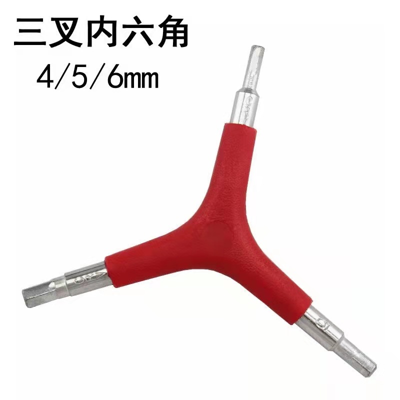 Hexágono horquilla triple (4/5/6mm)