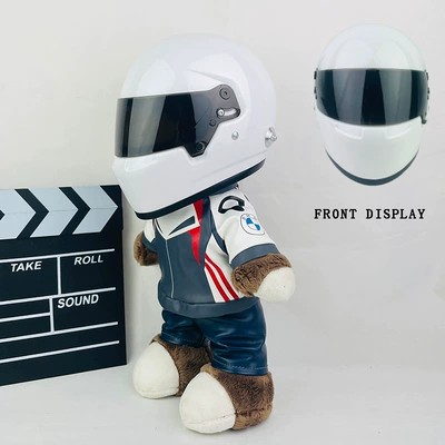 Motosiklet dəbilqələri – Doll - 28cm-flower-skin-f1-brightening-new-helmet-type-anti-collision-layer