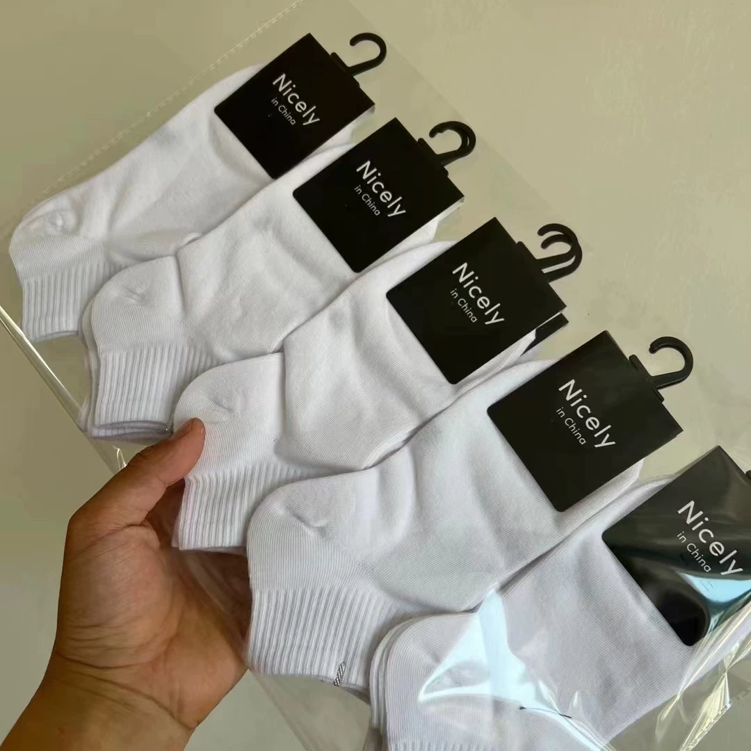 Men's socks (Caixu) mid-length cotton, breathable soft elastic, pack options