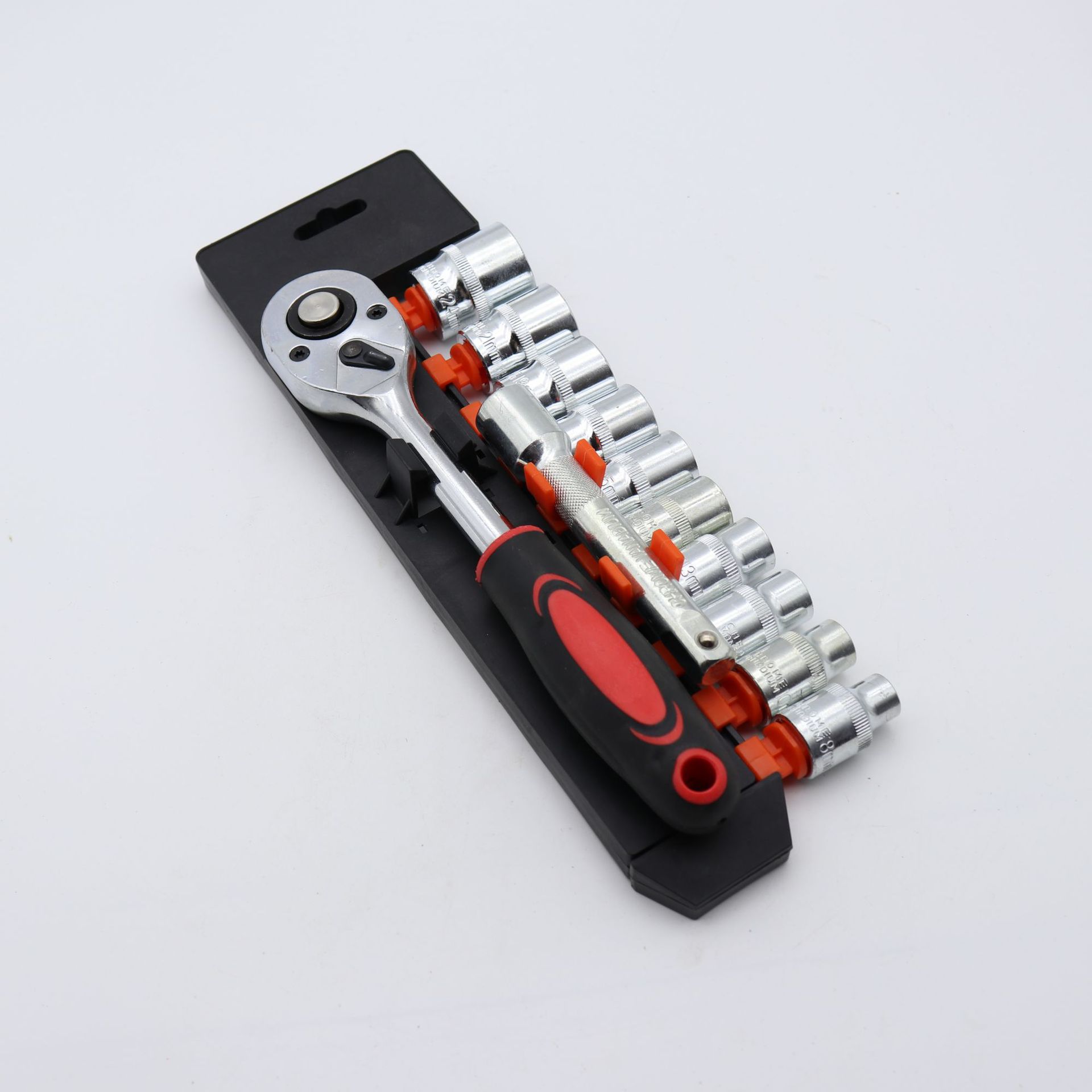 Herramientas de mantenimiento automotriz, herramientas de hardware, llave de manguito, llave de manguito de 46 piezas, cabeza de llave de manguito