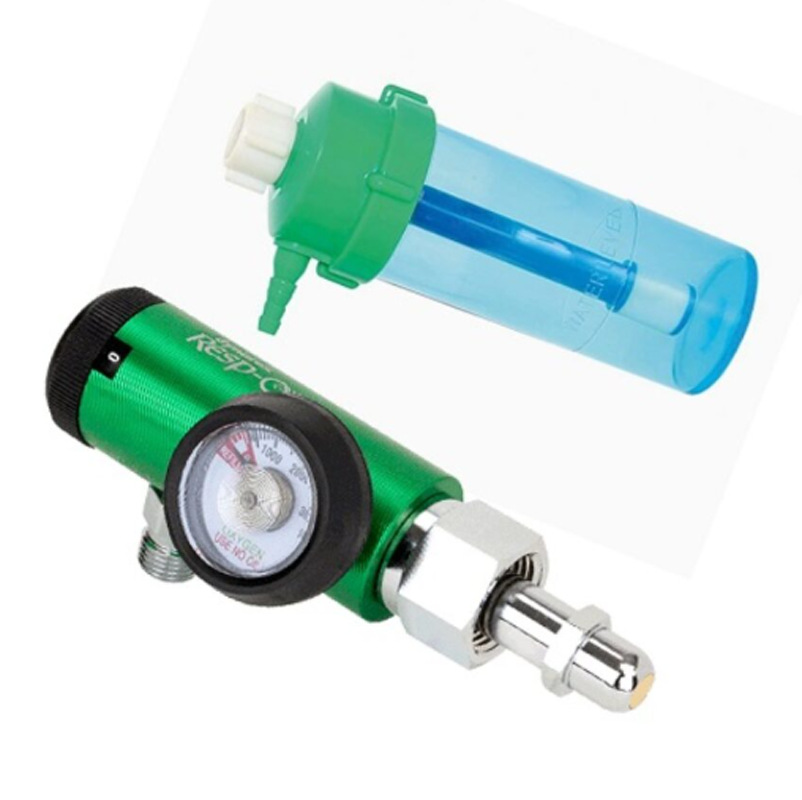 Click Type Oxygen Pressure Regulator With Humidifier 540