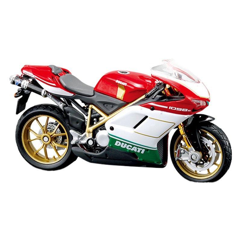 Maisto Meichi 1:18 motocicleta modelo Kawasaki Ducati BMW coche deportivo adorno artificial juguete de regalo