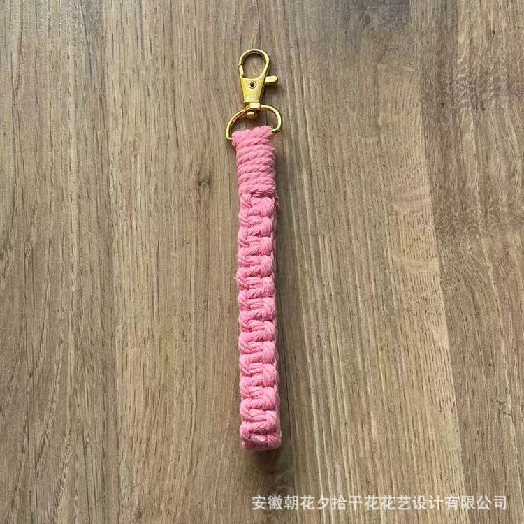 Llavero tejido a mano Nórdico tejido colgante bolsa colgante coche llavero lana llavero Navidad