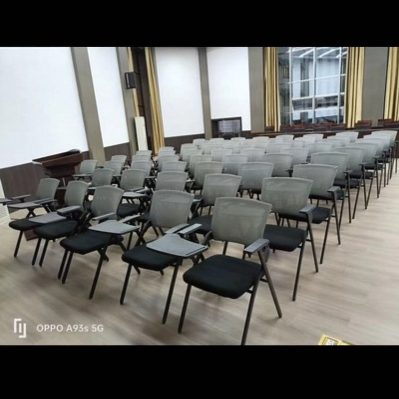 Silla de capacitación directa de fábrica con tablero de mesa, silla de capacitación plegable, silla de oficina, silla de computadora, silla de conferencia plegable image 11