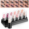 Waterproof eye shadow, 12 colors, set, long-term effect, no smudge, suitable for import