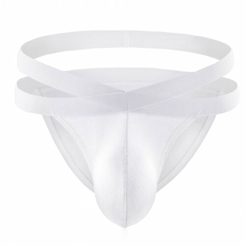 Brushed comfortable men's foreign trade underwear national fashion briefs companion sexy sexy double thong pants wholesale men