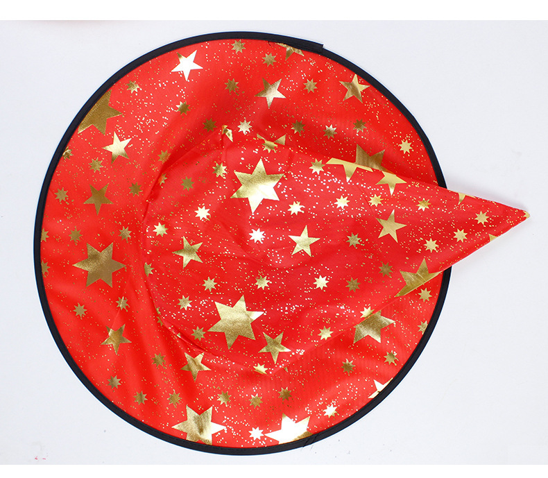 Black Witch Hat For Halloween Glowing Party Decoration Pumpkin_voghion.com