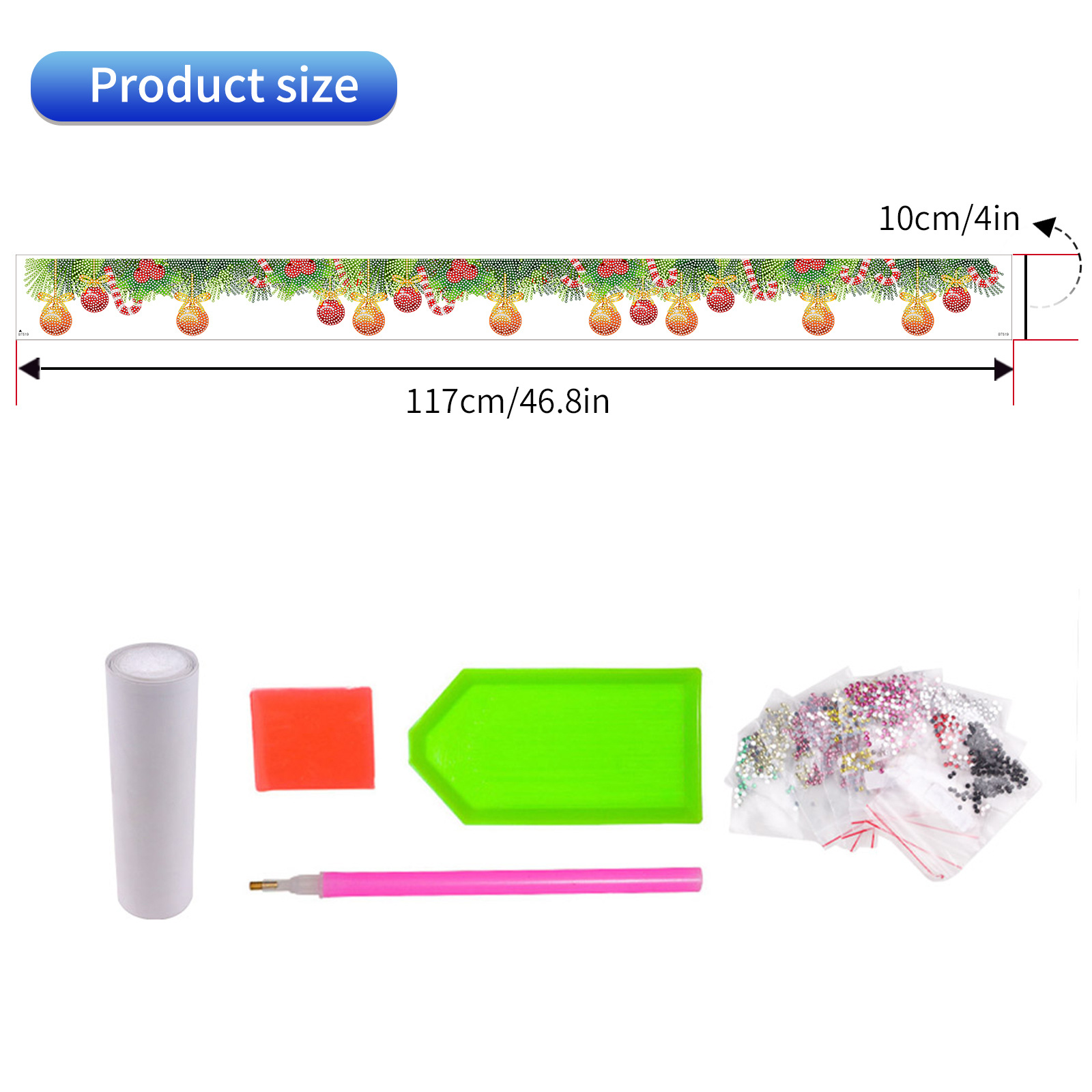 Popular Navidad pegatinas de pared larga pintura diamante casual pegatinas DIY pegatinas de pared pegatinas hechas a mano pegatinas de ventana transparente diamante brillante