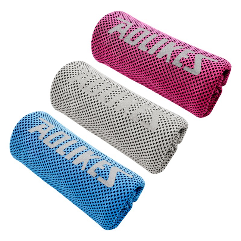 Sensación de frío toalla deportiva protección de muñeca de secado rápido de enfriamiento yoga sudor toalla hielo sensación de fitness Toalla de sudor portátil al aire libre