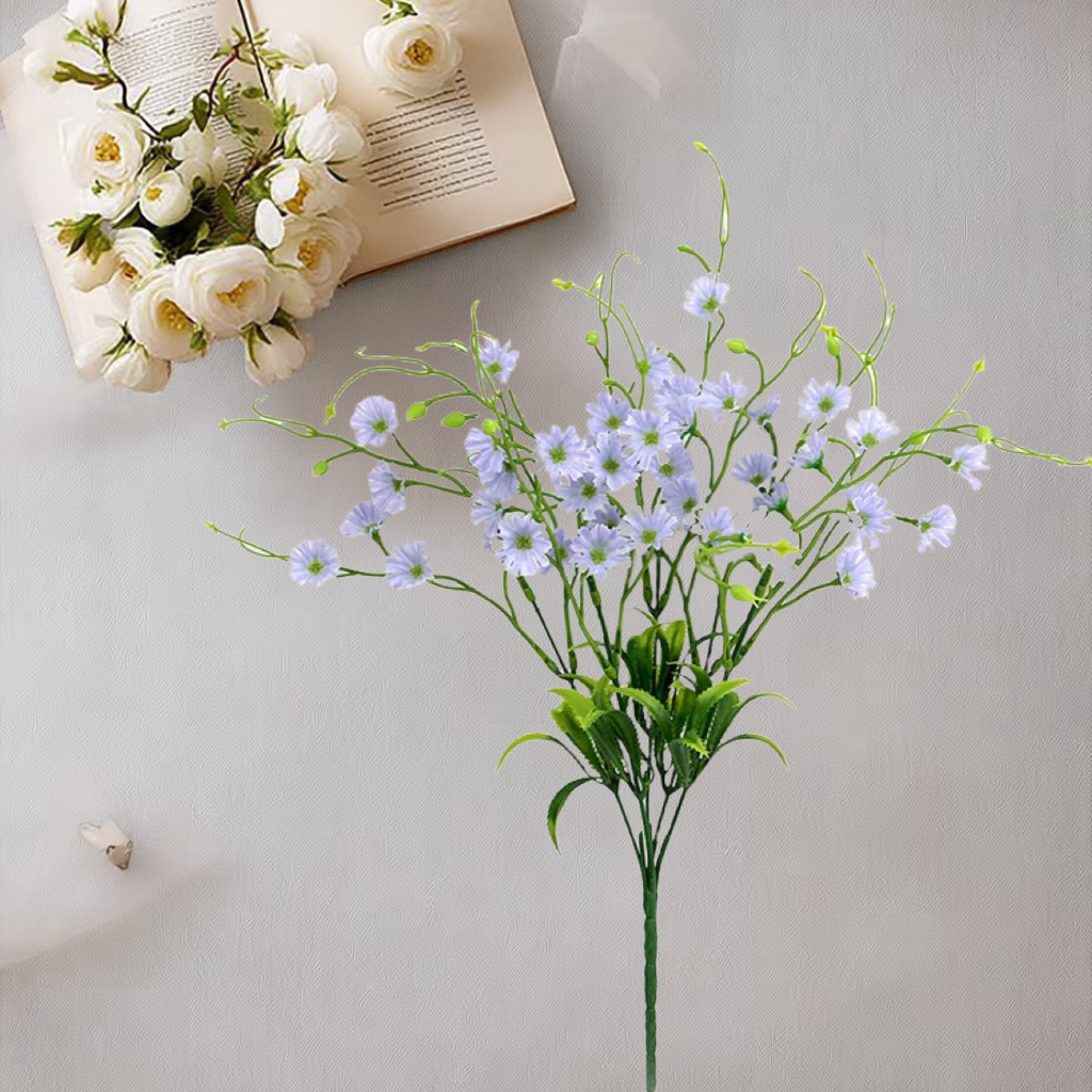 Flores de simulación manzanilla pequeña margarita fresca boda decoración del hogar ingeniería de decoración floral props de disparo al por mayor