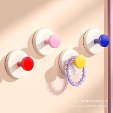 多巴胺色吸盘挂钩粘钩承重无痕挂钩免打孔创意可爱学生宿舍用