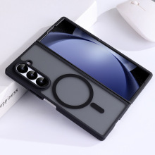 适用三星Galaxy zfold7铰链手机壳 FOLD6肤感三件套W24磁吸保护套