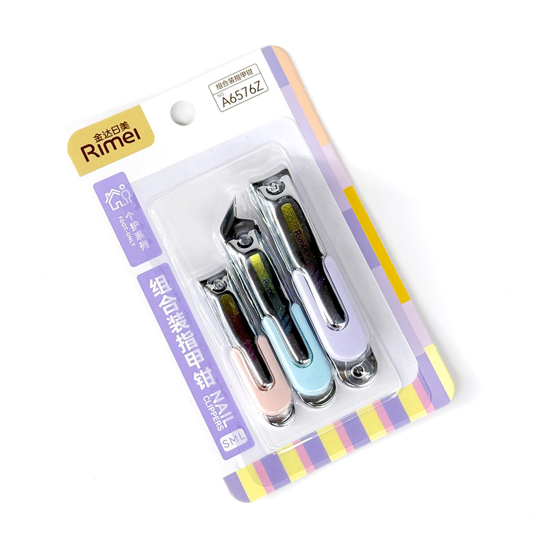 JINDARI ミス シングルネイルクリッパー 個包装 大型平口 メンズネイルクリッパー 中型斜め口 レディース|undefined