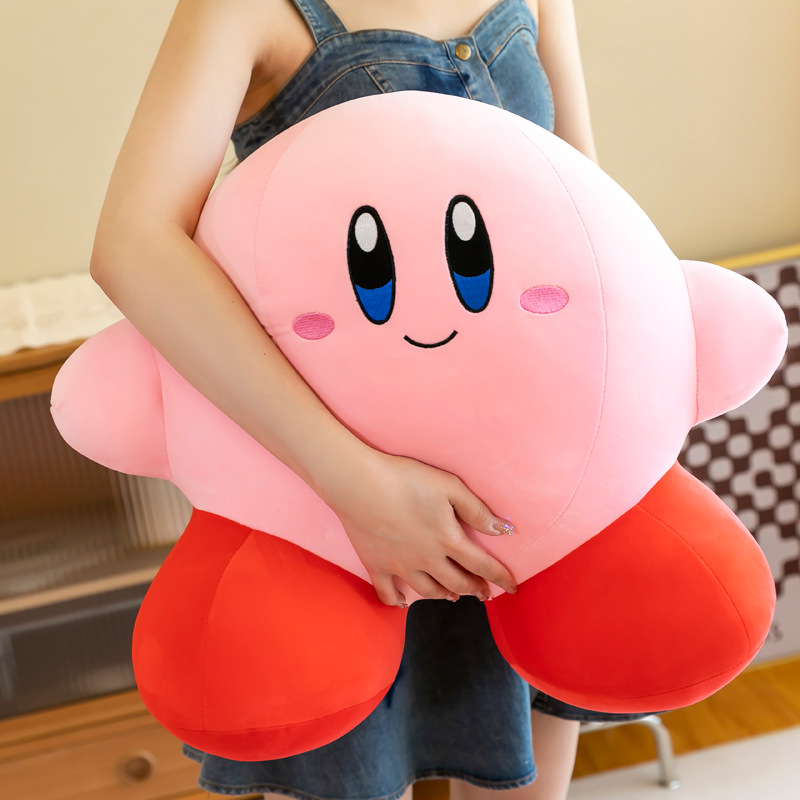 Boneca de pelúcia Kirby, personagem de anime famoso na internet, travesseiro de pelúcia, boneca infantil, presente de aniversário para meninas.