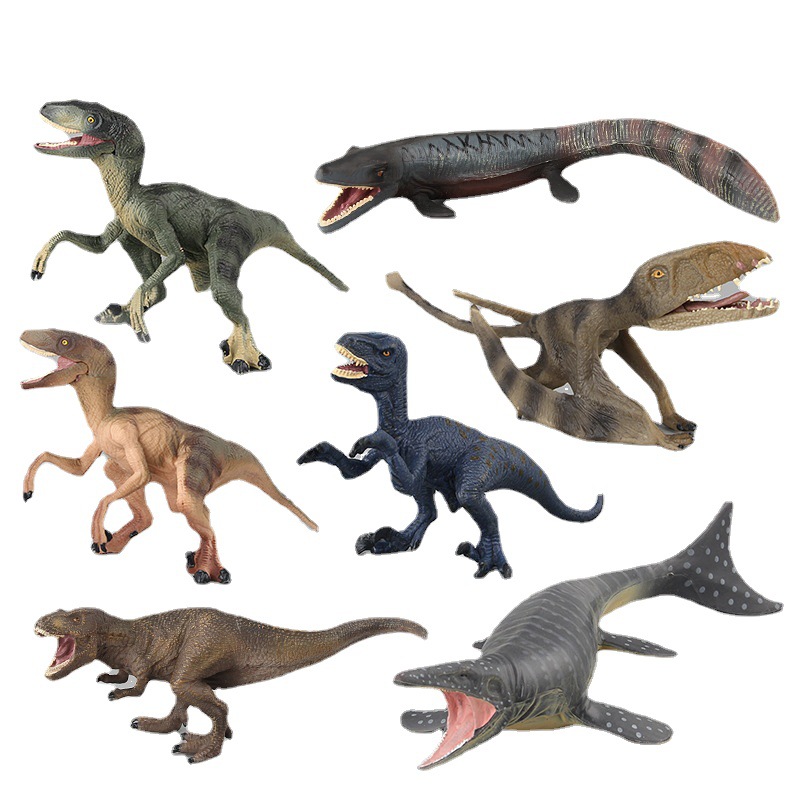 Shell modelo de pescado animal Jurásico modelo de dinosaurio de simulación de juguete Raptor Dragón